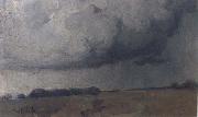 Tom roberts Storm clouds oil